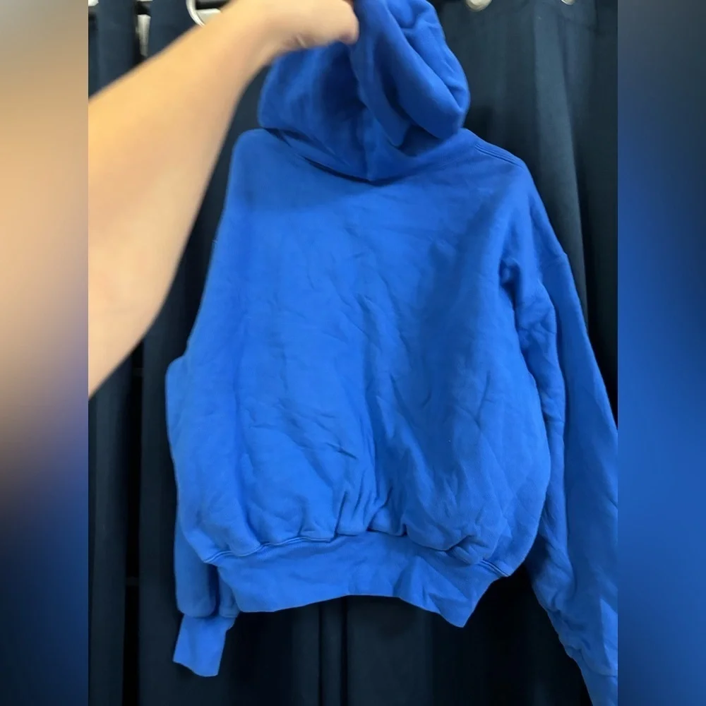Blue double layere Yeezy GAP Hoodie